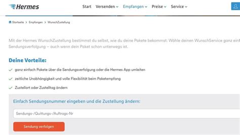 zustellung über die internetseite von hermes ändern|hermes paket umwandeln.